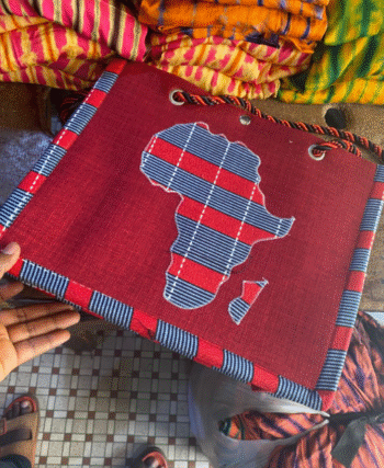 Continent of Africa Tote Purse