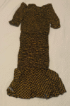 Smocked African Print Mermaid Dress