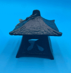 Black Cast Iron Pagoda Lantern