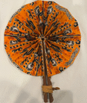 Handcrafted African Fabric Hand Fan