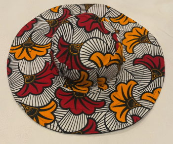 Tribal Print Wide-Brim Hat