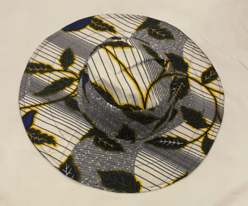 Tribal Print Wide-Brim Hat