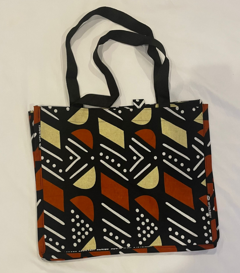 African Print Tote Bag