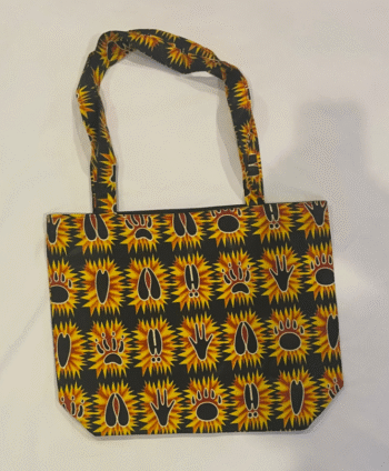 African Print Tote Bag