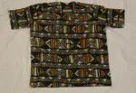 Savanna Style African Print Button-Up Shirt