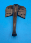 Hand-Carved Wooden Elephant Head Wall Decor
