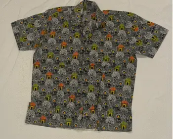 Savanna Style African Print Button-Up Shirt