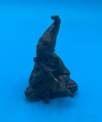 Bronze Flute Player Figurine