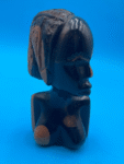 Hand-Carved African Wooden Bust – Female Figure