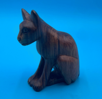 Wooden Cat Decor