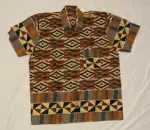 Men's African Print Short Sleeve Shirt