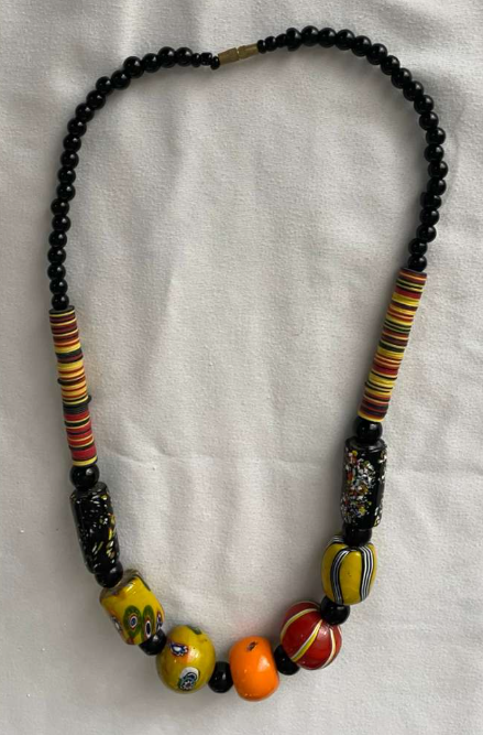 Colorful African Trade Bead Necklace