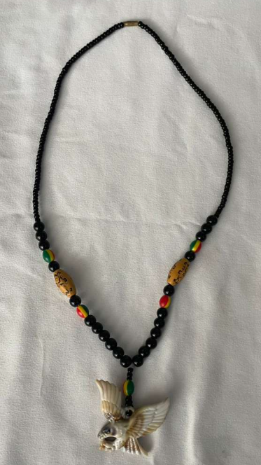Tribal Eagle Beaded Necklace