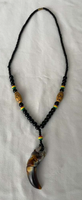 Tribal Symbol Beaded Necklace