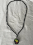 Africa Map Beaded Necklace