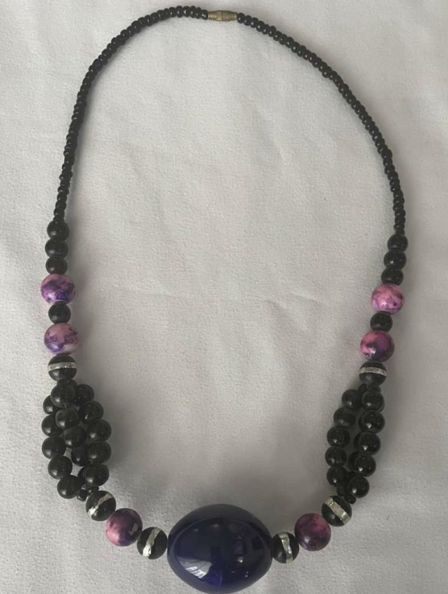 Bold Beaded Statement Necklace