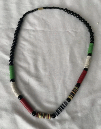 Rhythm Stripe Bead Necklace